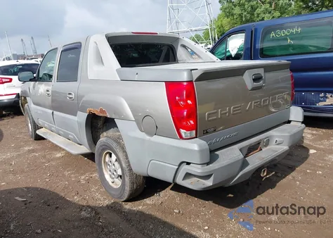 2002 Chevrolet Avalanche 1500 from USA, damaged, VIN 3GNEC13T32G194876